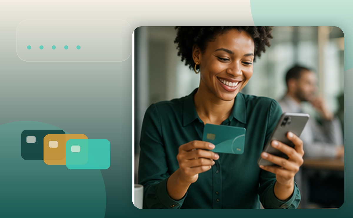 Profissional de RH usando aplicativo de benefícios corporativos