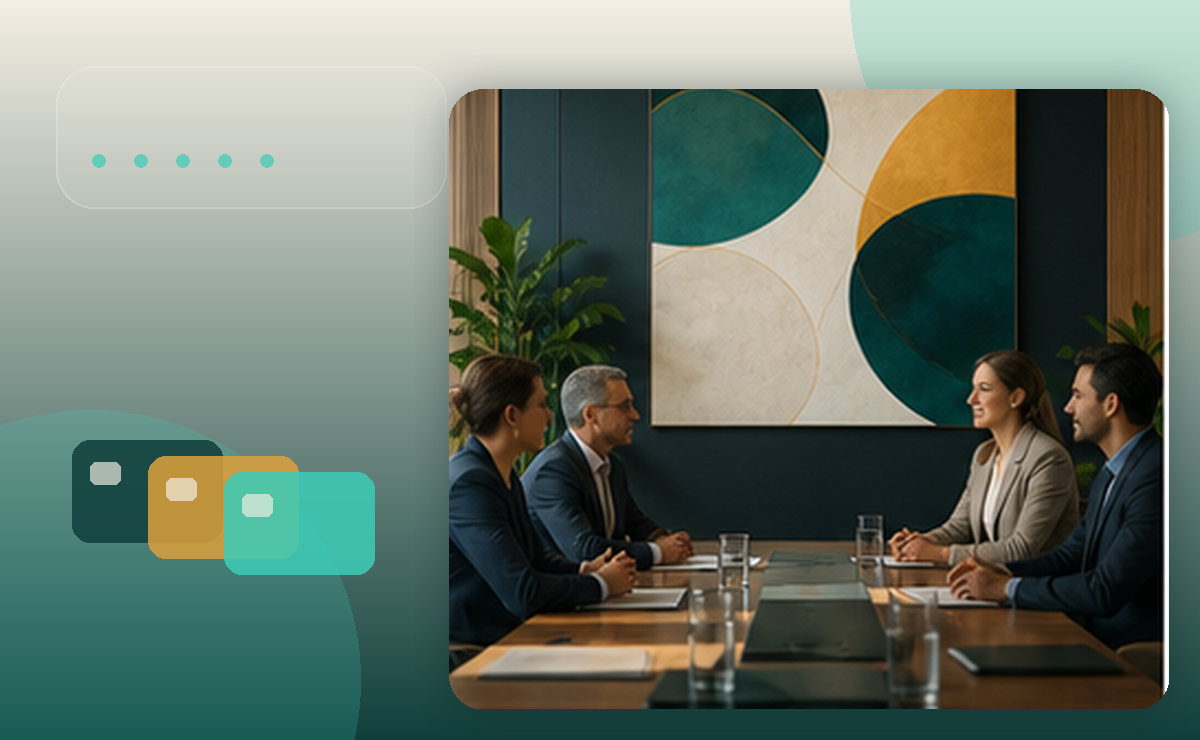 Reunião executiva sobre migração de benefícios corporativos